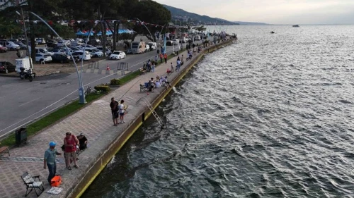 Kocaeli sahilinde festival coşkusu yaşandı