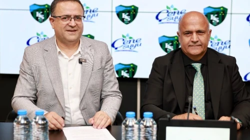 Çenesuyu Kocaelispor’un resmi su sponsoru oldu
