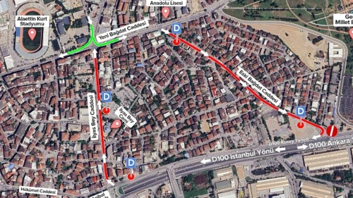 Gebze’de trafik dolaşımı değişiyor