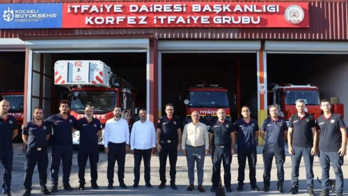 Körfez Belediye Başkanı orman kahramanlarını ziyaret etti