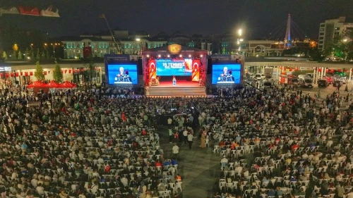 Milli İrade Meydanı darbe girişimini andı