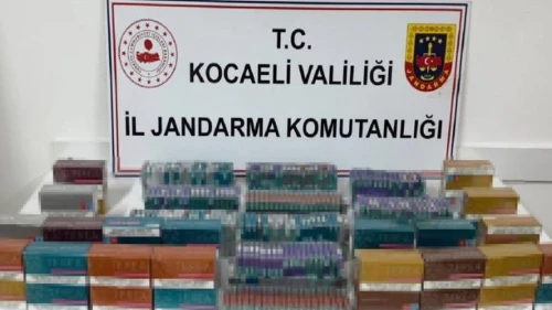 Gebze’de 2 bin 500 elektronik sigara ele geçirildi