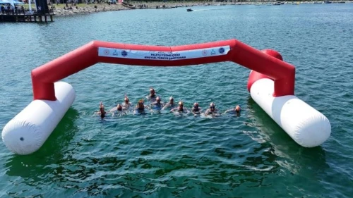 Paletli yüzme şampiyonası Darıca'da yapıldı