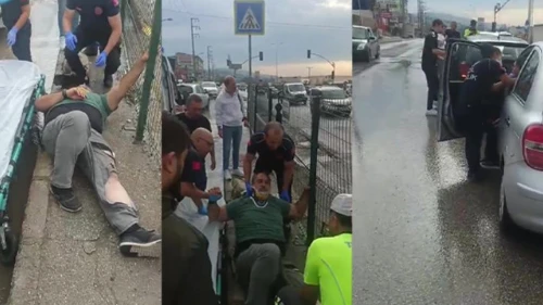 Derince’de trafik kazası 2 yaralı