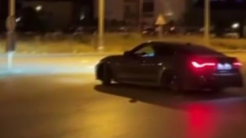 Ehliyetsiz sürücüye drift cezası kesildi