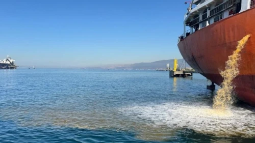 İzmit Körfezinde kirli balast deşarjı tespit edildi
