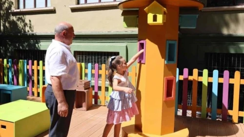Kocaeli okul bahçesi projesi tamamlandı