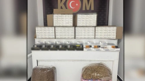 Kocaeli’de bandrolsüz malzemeler ele geçirildi