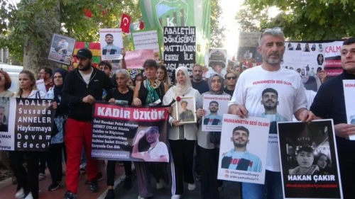 Kocaeli'de aileler evlatları için yürüdü