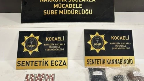 Kocaeli operasyonunda uyuşturucu ve sigara filtresi ele geçirildi