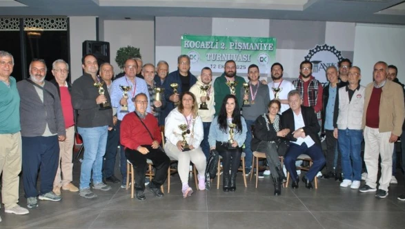Kocaeli 2. Pişmaniye Briç Turnuvası tamamlandı