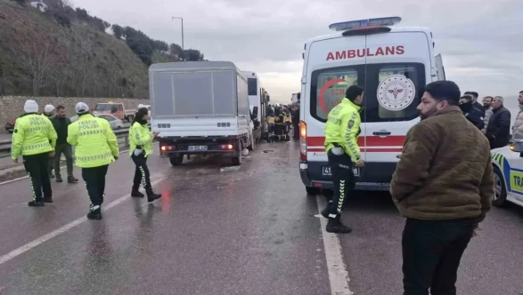Kocaeli'de zincirleme kaza 7 yaralı
