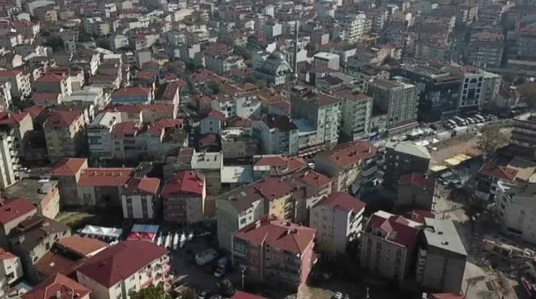 Gebze'de riskli binalara detaylı ölçüm yapılıyor