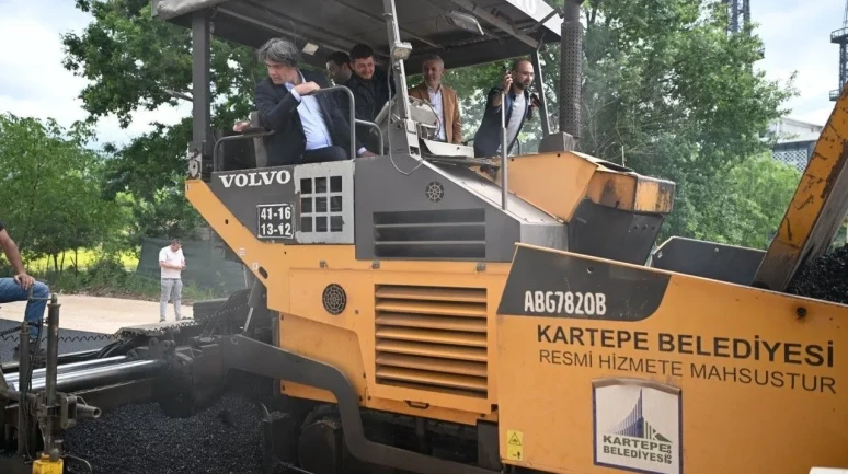 Kartepe'de 750 metrelik yol yenileme çalışmaları tamamlandı! Konforlu yollar için söz verildi