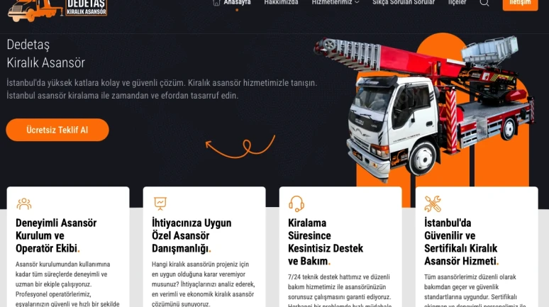 Dedetaş Kiralık Asansör: İstanbul'da Hızlı, Güvenli ve Ekonomik Taşımanın Yeni Adı
