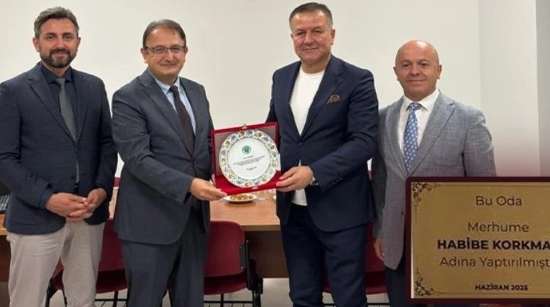 Ali Korkmaz hasta odasını tefriş etti