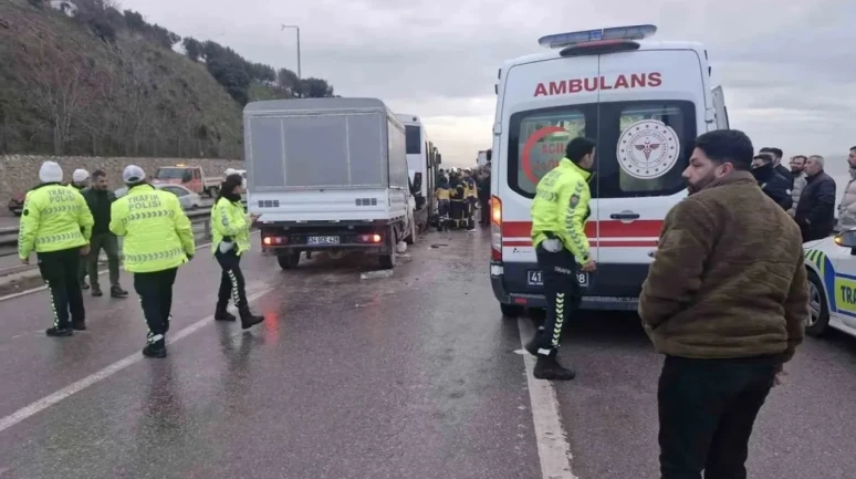 Kocaeli'de zincirleme kaza 7 yaralı