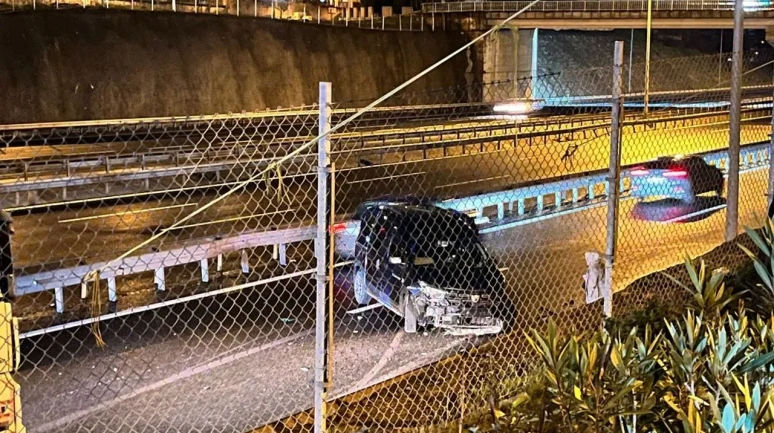 Dilovası otoban girişinde trafik kazası yaşandı